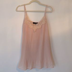 Champagne chiffon tank